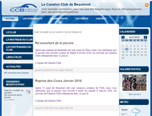 Tablet Screenshot of canetonclub.com